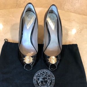 Versace Black Pumps